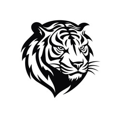 tiger head vector  vector isolated logo silhouette best for your t-shirt