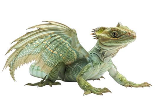 snake basilisk full body photography