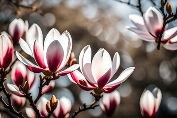 Obraz premium magnolia tree blossom