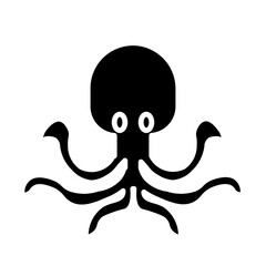 octopus solid icon