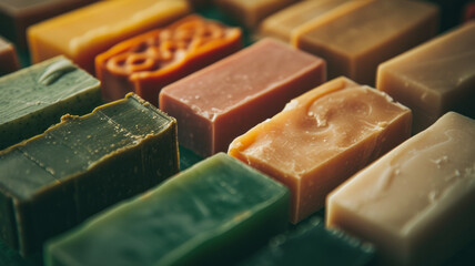 Craft soap. Production of designer soap.