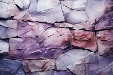 Purple stone abstract background with chaotic pattern.