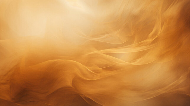 Abstract background with yellow and orange smoke in it, close up