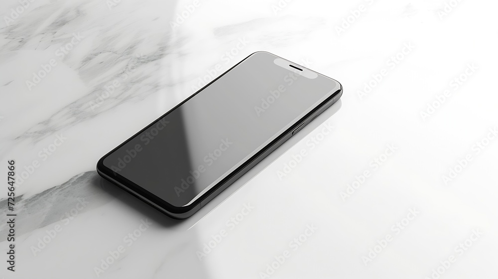 Poster generative ai : mobile phone premium png digital device for mockup