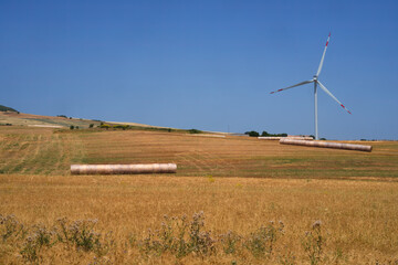 Fototapeta premium Country landscape near Forenza and Acerenza, Basilicata, Italy