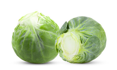 Brussel Sprouts isolated on  transparent png