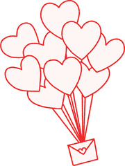 ラブレーターバルーン