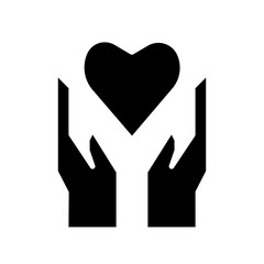 Obraz premium act with feelings solid icon