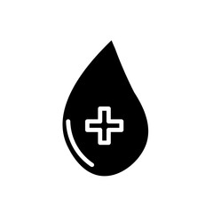 Fototapeta premium blood donors solid icon