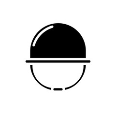 helmet solid icon
