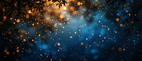 bokeh lights abstract background blur.