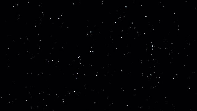 snowfall falling snow particles snowing overlay with alpha channel