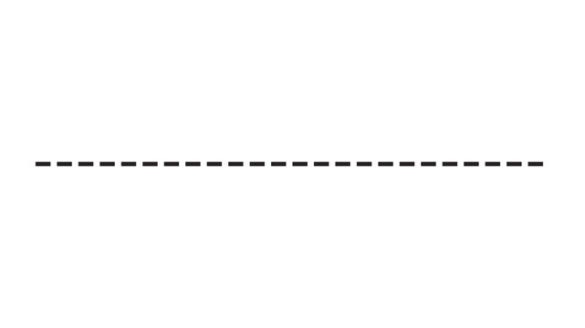 Black horizontal dashed line for design