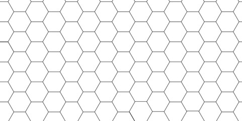 Naklejka premium Background with hexagons. Abstract background with lines. white texture background. hexagon abstract background. Surface polygon pattern with glowing hexagon paper texture and futuristic business.
