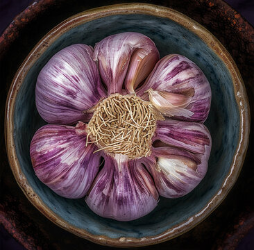 bowl with garlic