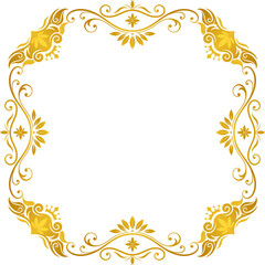 Seamless luxury gold background. Flat Vector.