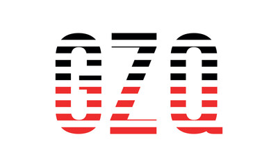 GZQ three initial letter iconic line negative space minimal logo design vector template. monogram, abstract, wordmark, business, typography, minimalist, brand, company, flat, modern, unique, simple