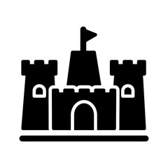Sandcastle Vector Icon