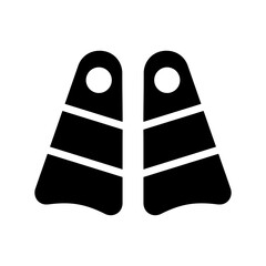 Flippers Vector Icon
