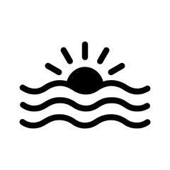 Obraz premium Ocean Vector Icon