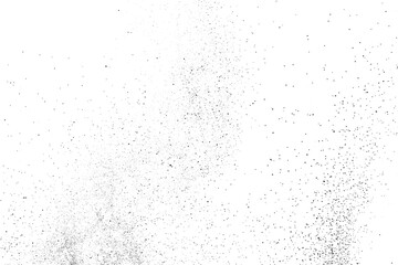 Black texture on white. Worn effect backdrop. Old paper overlay. Grunge background. Abstract pattern. Vector illustration.	
