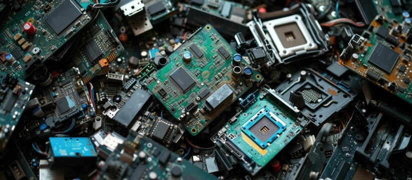 E-waste disposal: Recycling outdated PC components in eco-friendly manner.