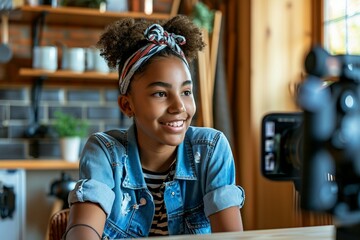 a girl smiling at camera