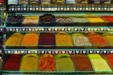 Spice market in Istanbul, Turkey - 725671895