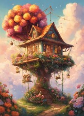 a house on the tree