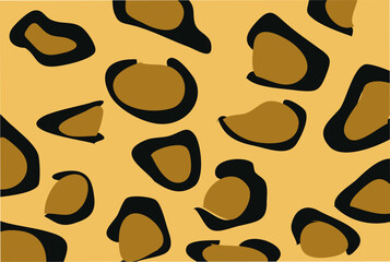 Leopard seamless pattern vector illustration