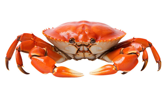 Crab isolated on white background. 