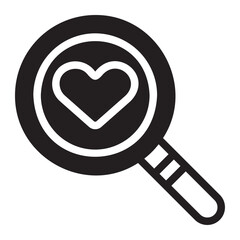 valentines glyph icon