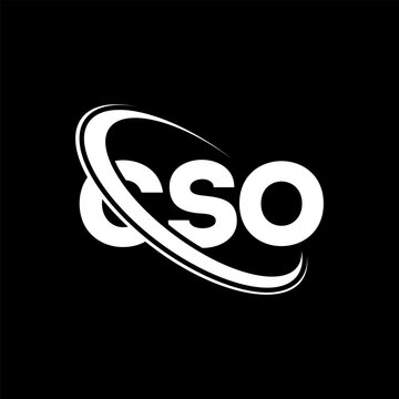CSO logo. CSO letter. CSO letter logo design. Initials CSO logo linked with circle and uppercase monogram logo. CSO typography for technology, business and real estate brand.