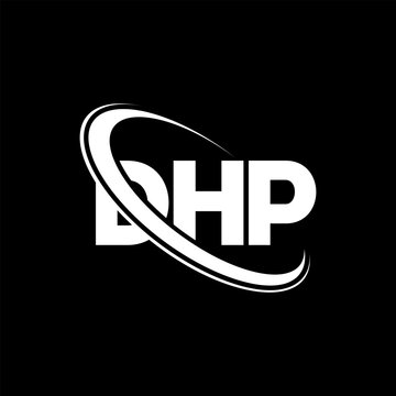 DHP logo. DHP letter. DHP letter logo design. Initials DHP logo linked with circle and uppercase monogram logo. DHP typography for technology, business and real estate brand.