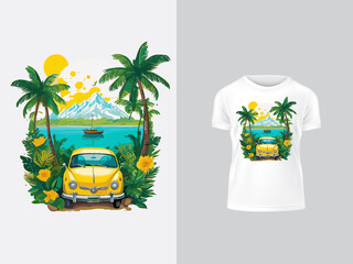 Vector Mountain, illustration, outdoor adventure t-shirt design