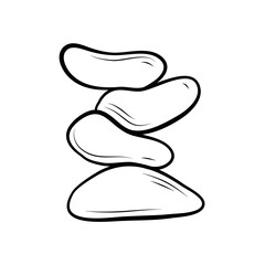 Spa Stone Icon Outline 