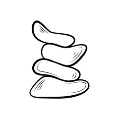 Spa Stone Icon Outline 