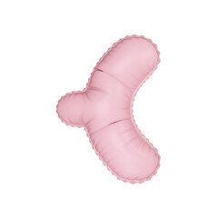 3D marshmallow pink color helium balloon 