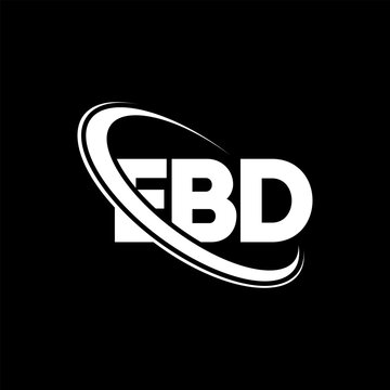 EBD logo. EBD letter. EBD letter logo design. Intitials EBD logo linked with circle and uppercase monogram logo. EBD typography for technology, business and real estate brand.
