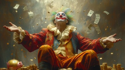 Obraz premium Juggling Wealth