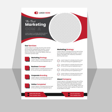 Croporate business layout vector design.creative flyer design template.abstract company promotion template design.