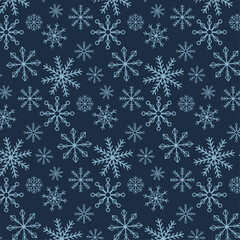 Winter Snowflake Background. Vector illustration