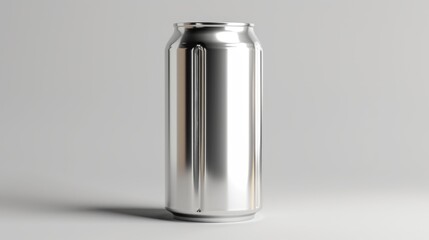 A can of soda sitting on top of a table. Perfect for advertising, food, or beverage concepts