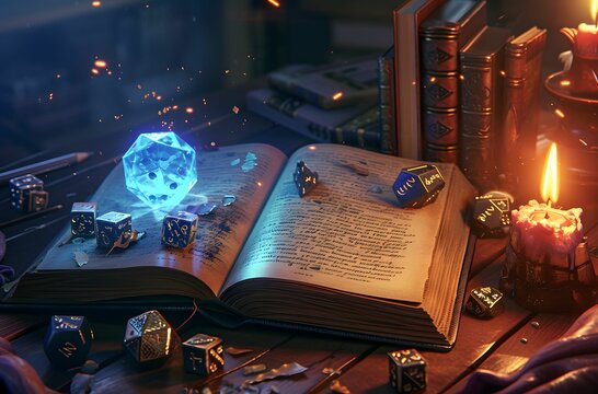 Tabletop Games - Gamer Design Inspired by Narrative Storytelling: Dice, Books, and Imagination Unleashed