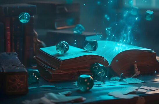 Tabletop Games - Gamer Design Inspired by Narrative Storytelling: Dice, Books, and Imagination Unleashed