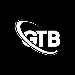 GTB logo. GTB letter. GTB letter logo design. Initials GTB logo linked with circle and uppercase monogram logo. GTB typography for technology, business and real estate brand.