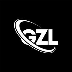 GZL logo. GZL letter. GZL letter logo design. Initials GZL logo linked with circle and uppercase monogram logo. GZL typography for technology, business and real estate brand.