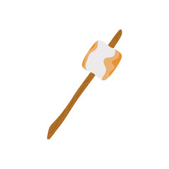 Marshmallow And Stick Illustration 