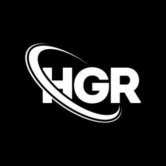 HGR logo. HGR letter. HGR letter logo design. Initials HGR logo linked with circle and uppercase monogram logo. HGR typography for technology, business and real estate brand.