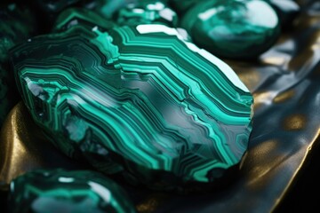 A close-up view of some stunning green rocks. Perfect for adding a touch of natural beauty to any project or design